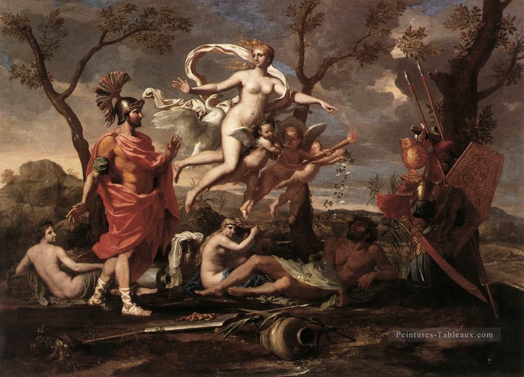 Venus présentant des armes à Énée classique peintre Nicolas Poussin Peintures à l'huile